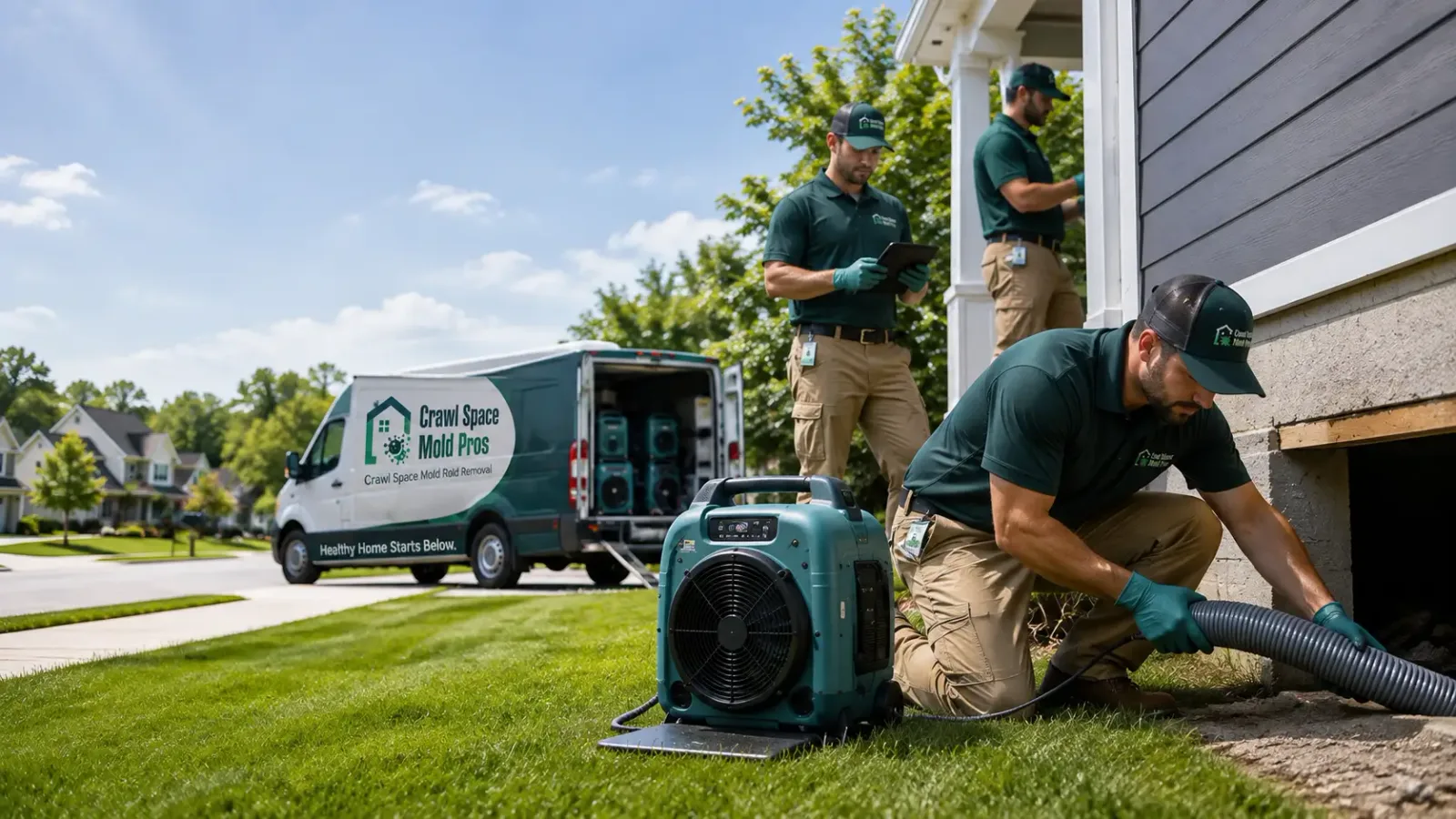 Crawl Space Mold Removal in Lee, NH